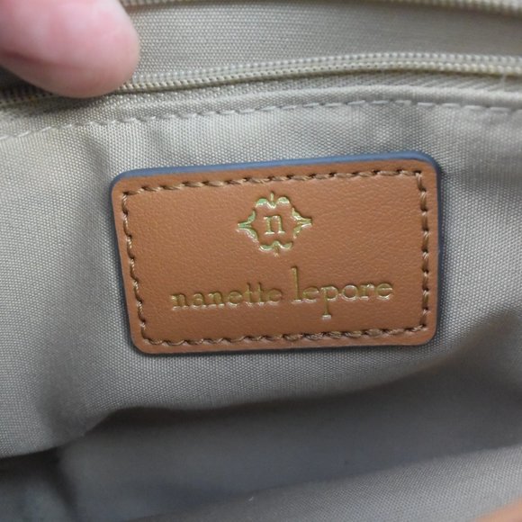 Nanette Lepore Slim Monogram Crossbody Purse w Detachable Strap New Without Tags - Picture 5 of 11